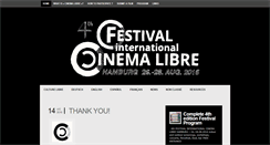 Desktop Screenshot of festivalducinemalibre.com